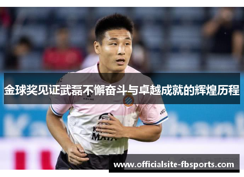 金球奖见证武磊不懈奋斗与卓越成就的辉煌历程 金球奖见证武磊不懈奋斗与卓越成就的辉煌历程
